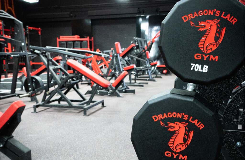 Golem's CHEST workout! Dragon's Lair gym Las Vegas! 